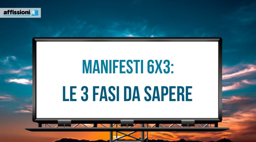 Manifesti 6×3: Le 3 fasi da sapere