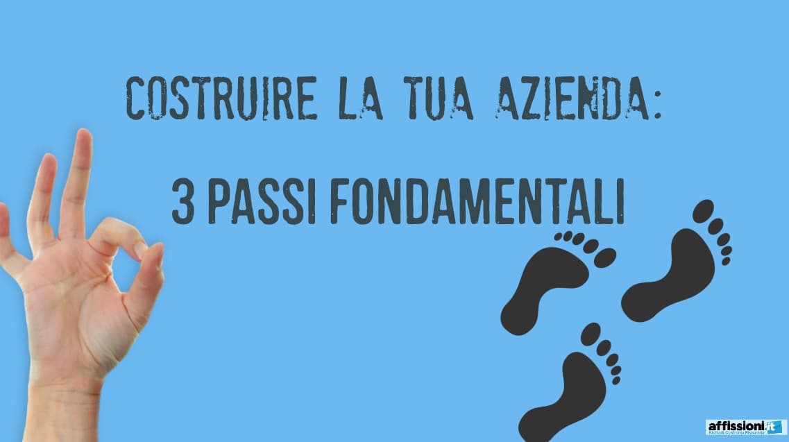 Costruire la tua Azienda: 3 Passi Fondamentali