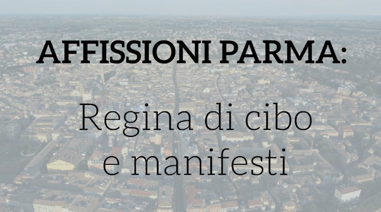 Parma: Regina di cibo e dei manifesti pubblicitari