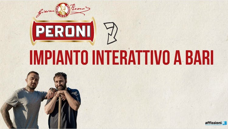 Peroni: Impianto interattivo a Bari
